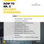 Beitrag Inhalt How To Nr. 2 "UN LGBTI Standards"