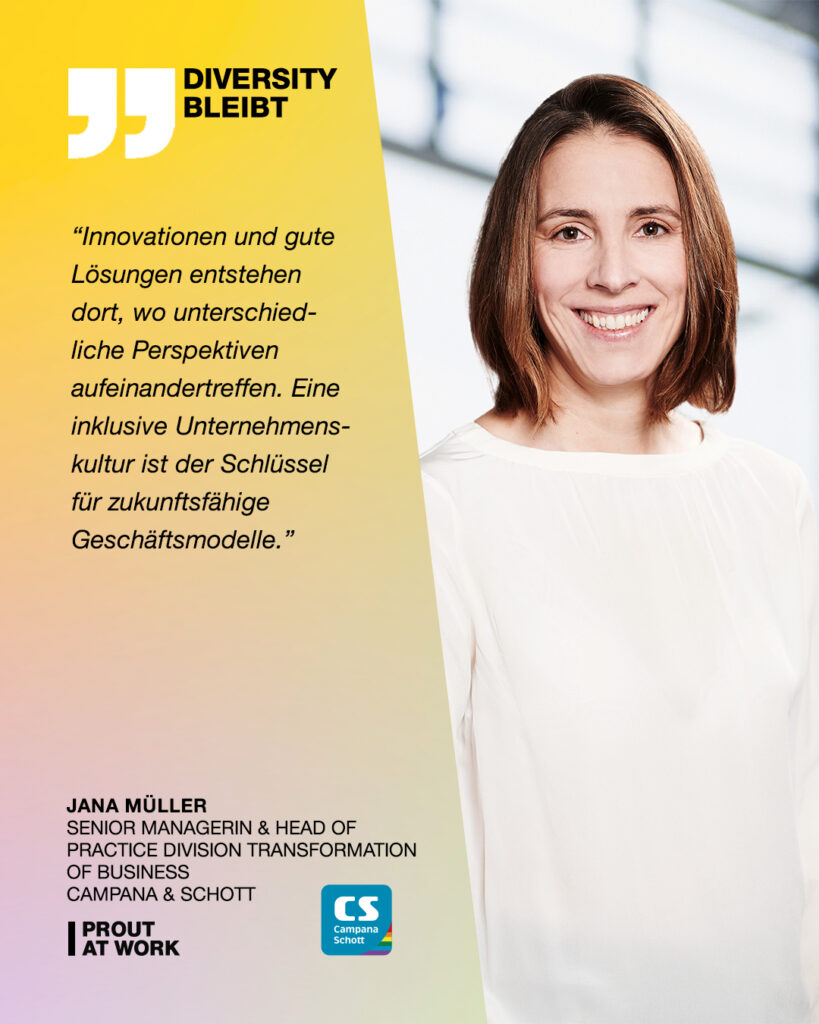 #DiversityBleibt Statement Campana & Schott Jana Müller