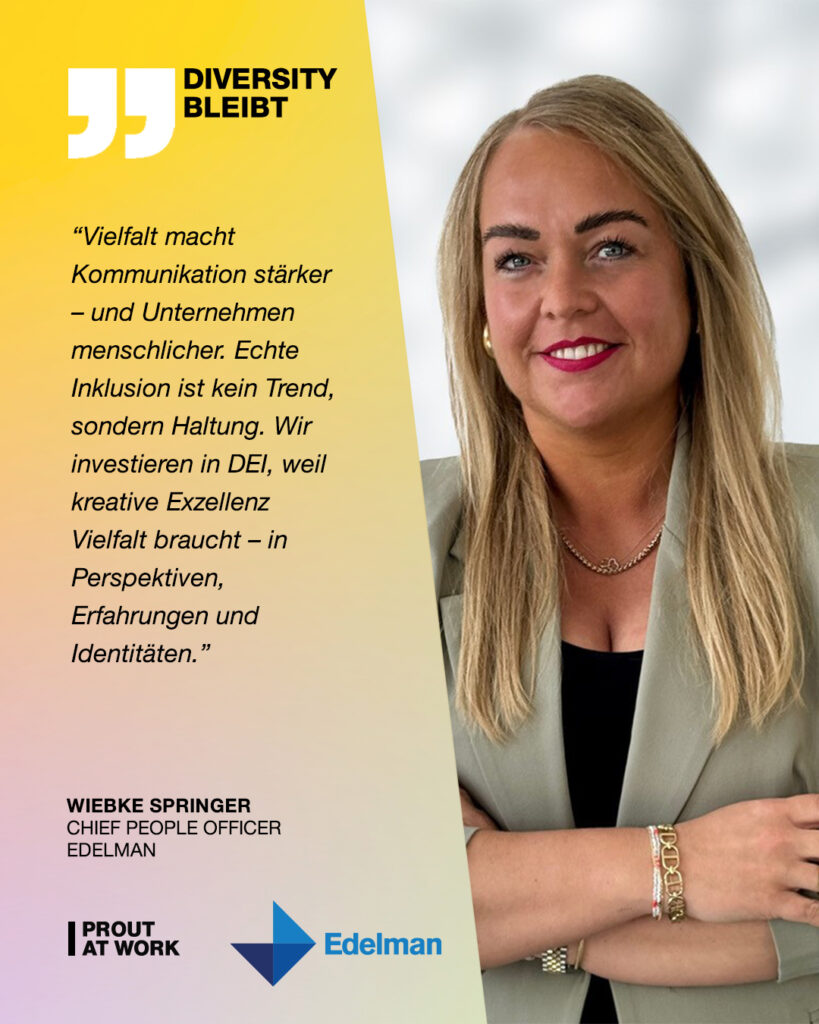 #DiversityBleibt Statement Edelman